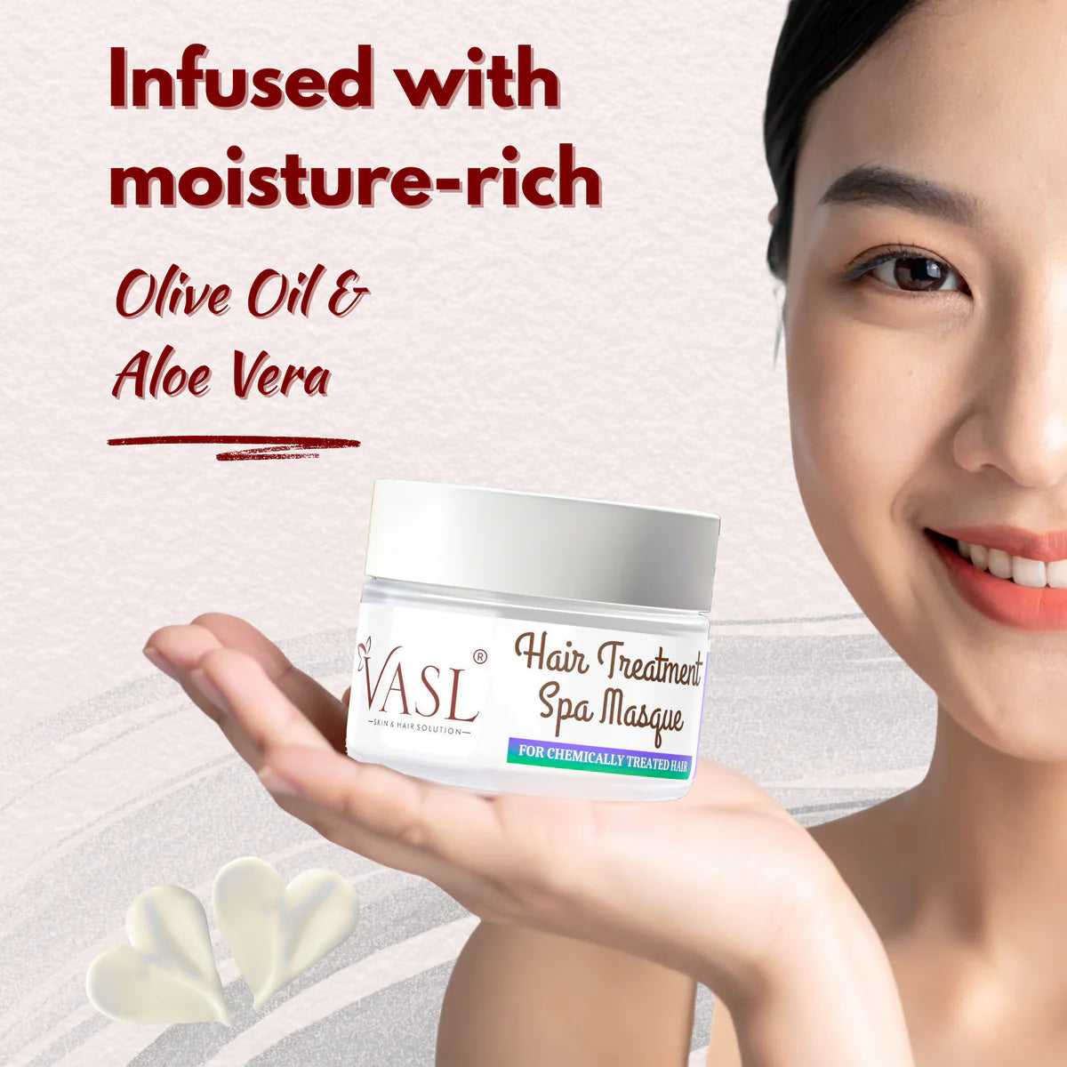 VASL Hair Treatment Spa Masque - Deep Repair Mask for Chemically Treated Hair