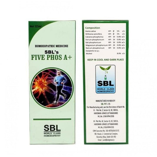 SBL Five Phos A+ Nerve Tonic - 115ml - Pack of 3