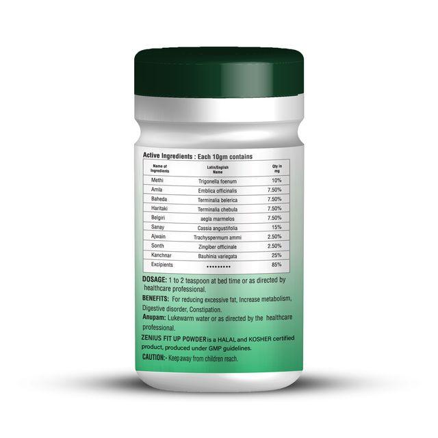 Zenius Fit Up Powder - 100g Powder