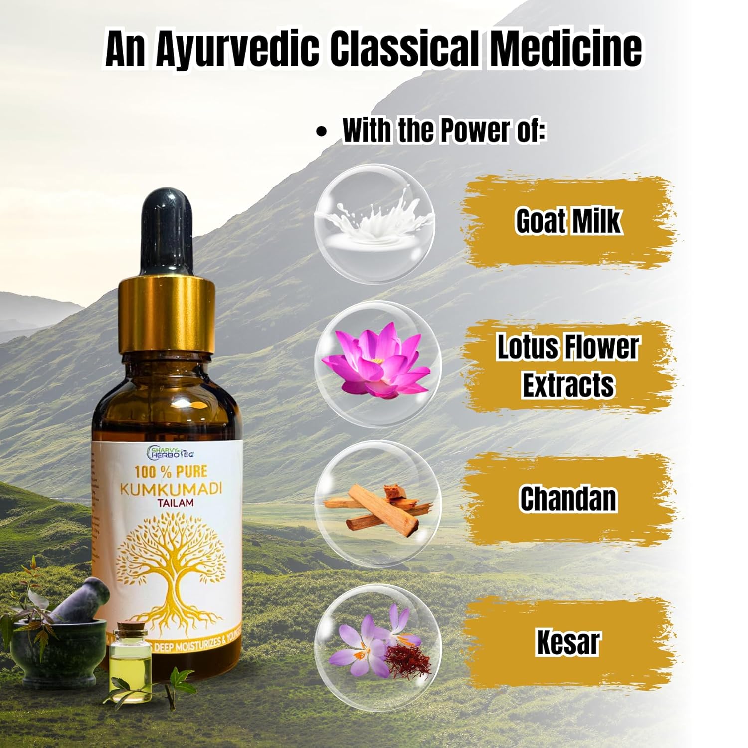 Sharvy Herbotec Kumkumadi Tailam - 30ml