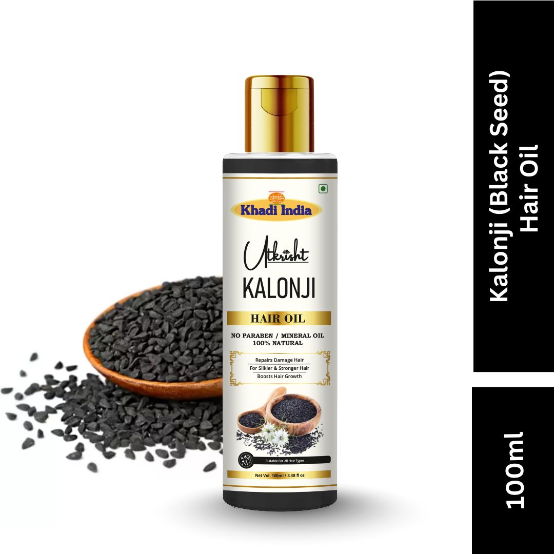 Utkrisht Khadi Kalonji (Black Seed) Hair Oil (100ml)
