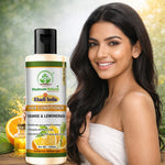 Bhudevam Natuals Khadi Orange & Lemongrass Conditioner For Frizz Control & Hydrating Hair Care Formula- 420ML (Pack of 2)