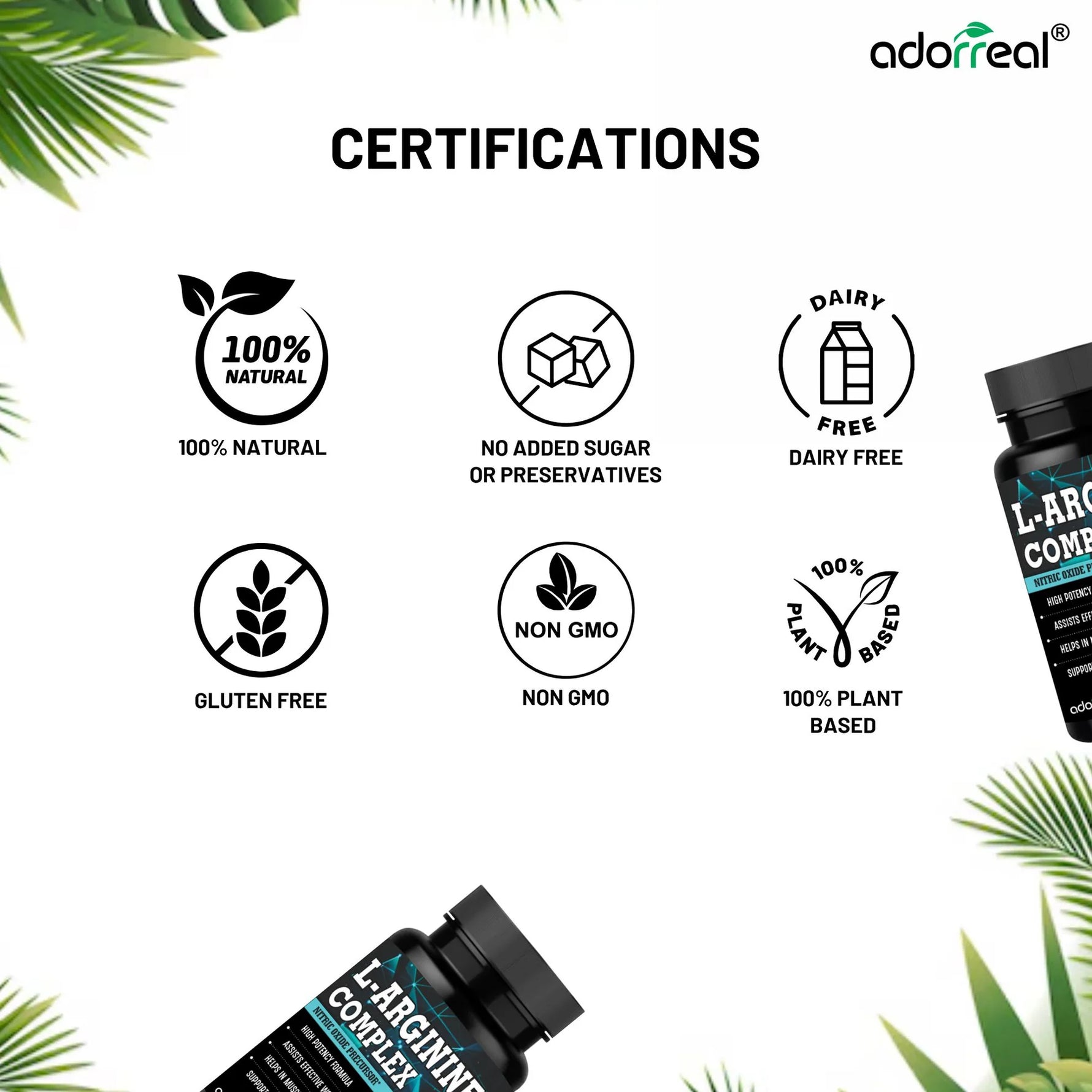 Adorreal L-Arginine Capsule | 60  Capsules