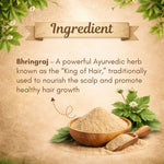 Kayee Ayurveda Bhringraj Hair Powder for Hair & Scalp Care | Herbal Bhringraj Powder for Hair Nourishment, Conditioning & Scalp Care | Helps Support Strong, Soft, Smooth & Healthy-Looking Hair | 100 g