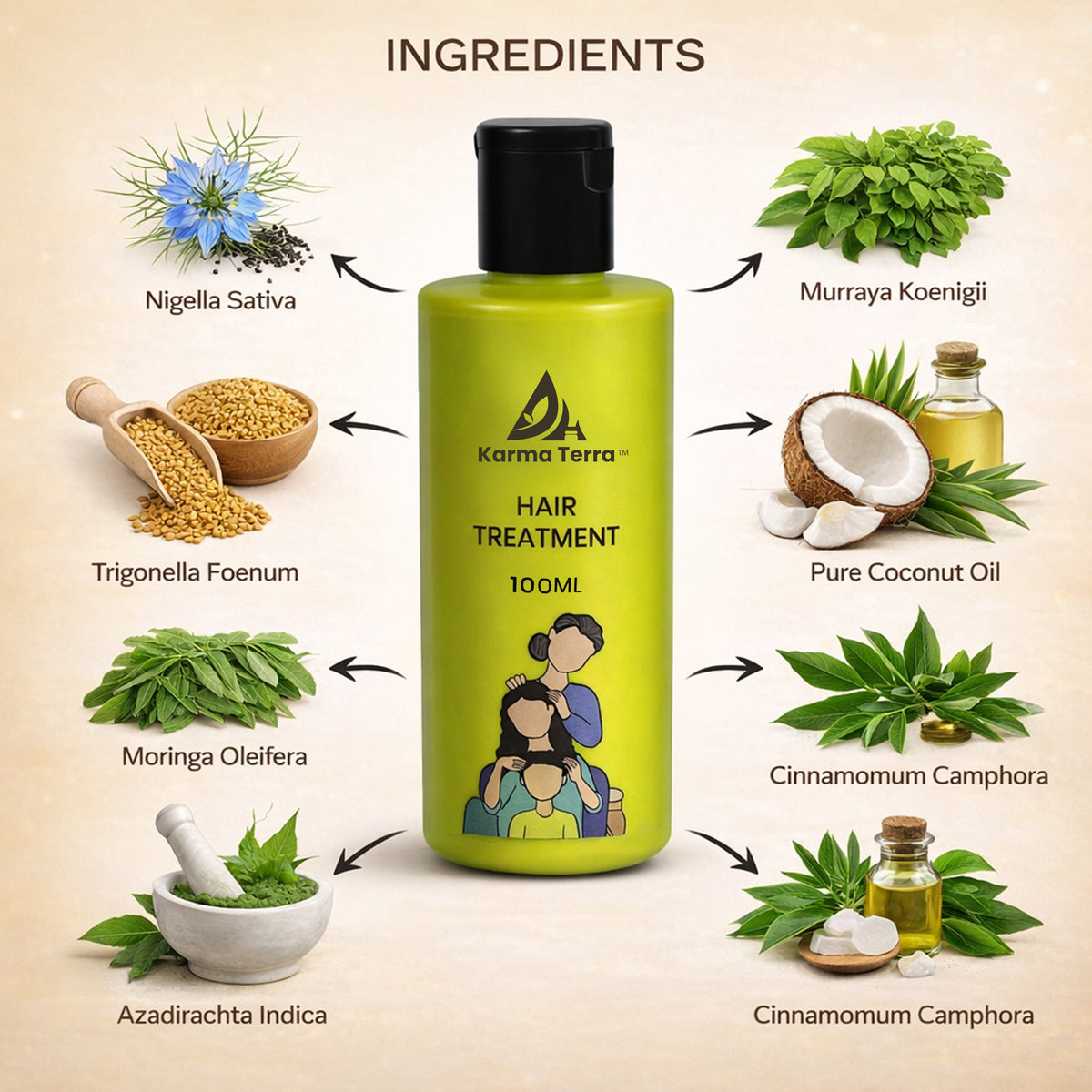 Karma Terra Hair Treatment Oil 100 ml