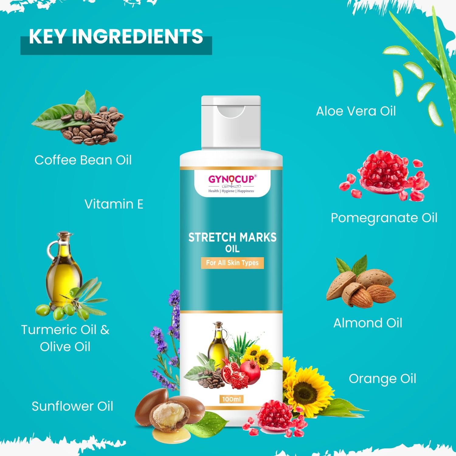 Gynocup Stretch Mark Removal Oil