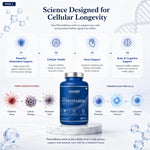 De-Age Trans-Pterostilbene 60 Capsules | Antioxidant & Healthy Aging Support