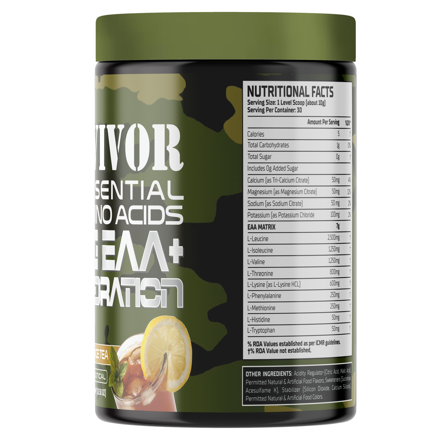 Warzone Survivor Essential Amino Acids 7G EAA – 30 Servings