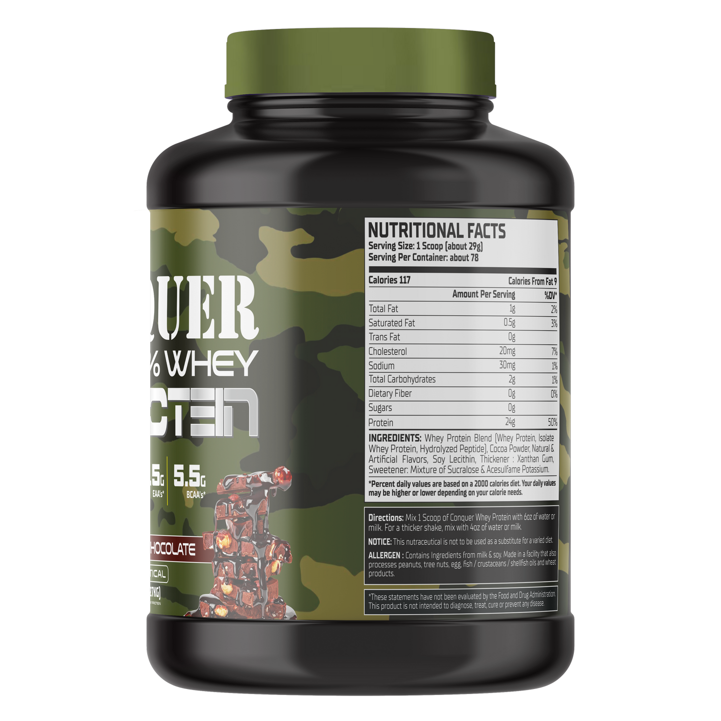 Warzone Conquer Whey Protein – 5Lbs