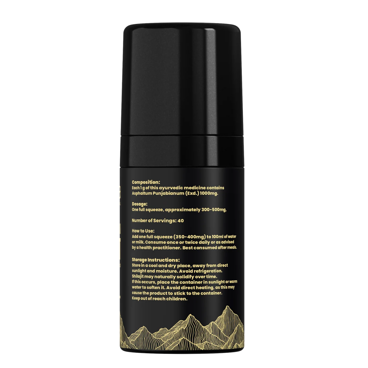 Bixa Botanical Pure Himalayan Shilajit Resin Pump (20g) | High-Potency 75% Fulvic Acid & Mess-Free Precision Dose Dispenser