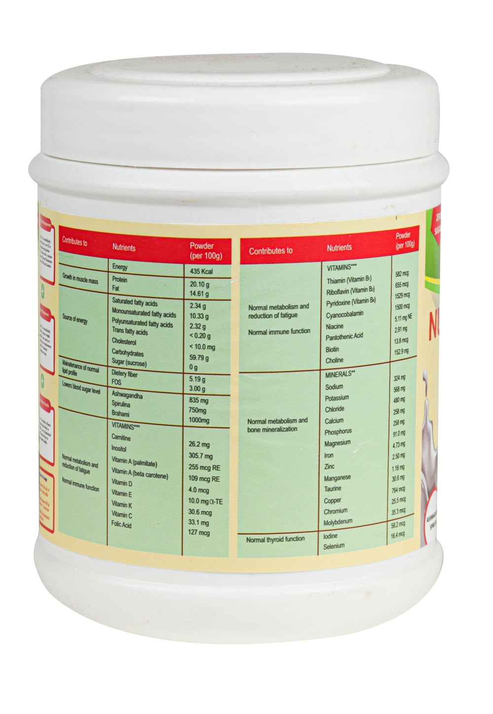 Nutrijuven - D Diabetic Care Powder (200gm Each) Zero Sugar Vanilla