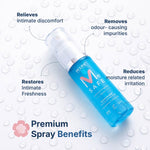 Hi Life Me Safe Intimate Hygiene Spray | On-the-Go Antimicrobial & pH-Balancing Intimate Cleansing Spray (60 ml)