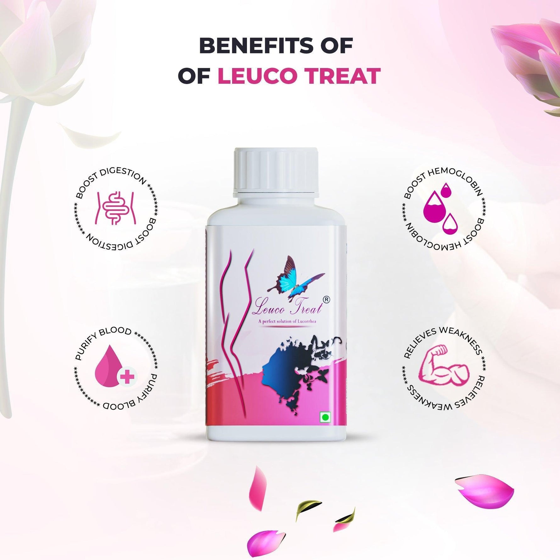 Pharma Science Leuco Treat for Leucorrhoea & White Discharge - 100gm