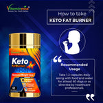 Vitaminnica Keto Fat Burner Capsules - Ketosis Support & Weight Management, 60 Count