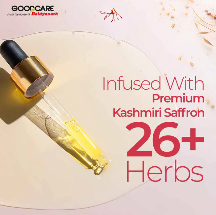 Goodcare Kumkumadi Glow Combo – Kumkumadi Oil 30ml + Foaming Face Wash 150ml Ayurvedic Brightening Skincare Set
