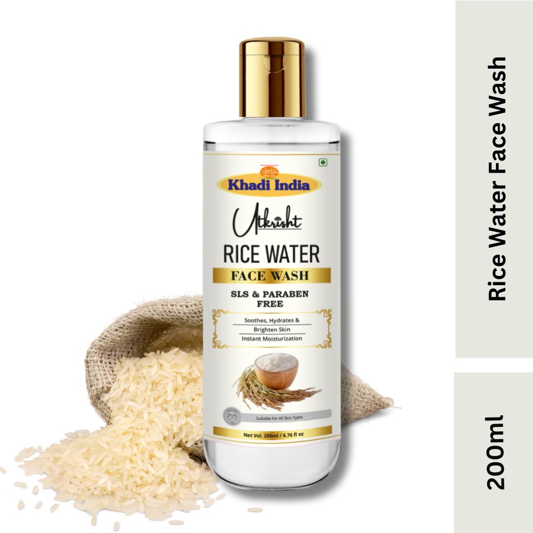 Utkrisht Khadi Rice Water Face Wash (200ml)