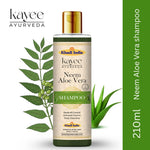 Kayee Ayurveda Neem Aloe Vera Shampoo for Men & Women | Herbal Hair Cleanser for Scalp Care | Neem & Aloe Vera Formula Helps Cleanse Dirt, Excess Oil & Impurities While Maintaining Soft, Fresh & Manageable Hair | 210 ml