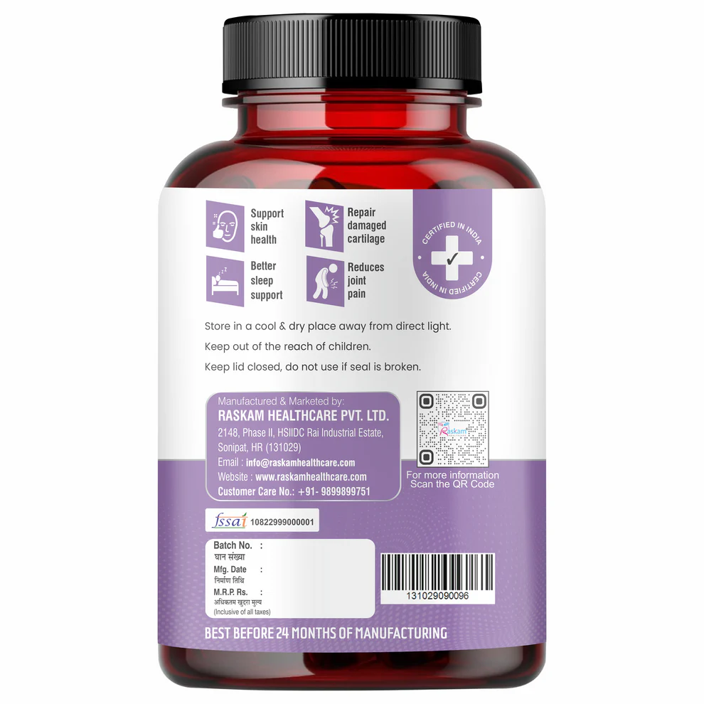 Raskam Boswellia Serrata Extract 100 Veg Capsules – High Potency Joint Support Supplement for Mobility, Flexibility & Bone Wellness | Herbal Formula for Active Lifestyle, Cartilage Care & Daily Comfort Support