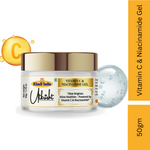 Khadi Vitamin C Face Gel for Brightening & Glowing Skin | Hydrating Gel for Dark Spot & Dull Skin Care | Lightweight, Non-Sticky & Non-Greasy Face Moisturizer | For Men & Women | 50 gm