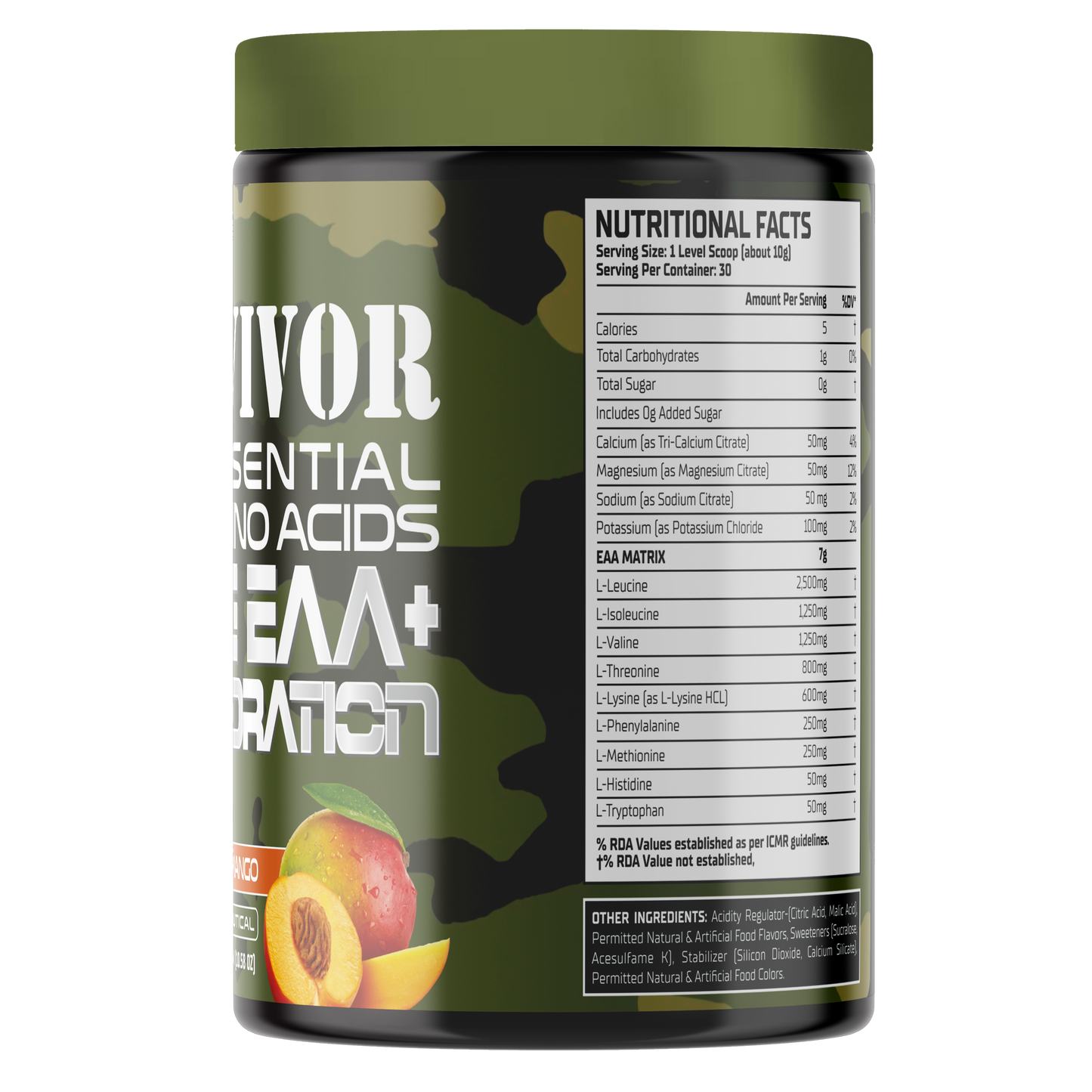Warzone Survivor Essential Amino Acids 7G EAA – 30 Servings