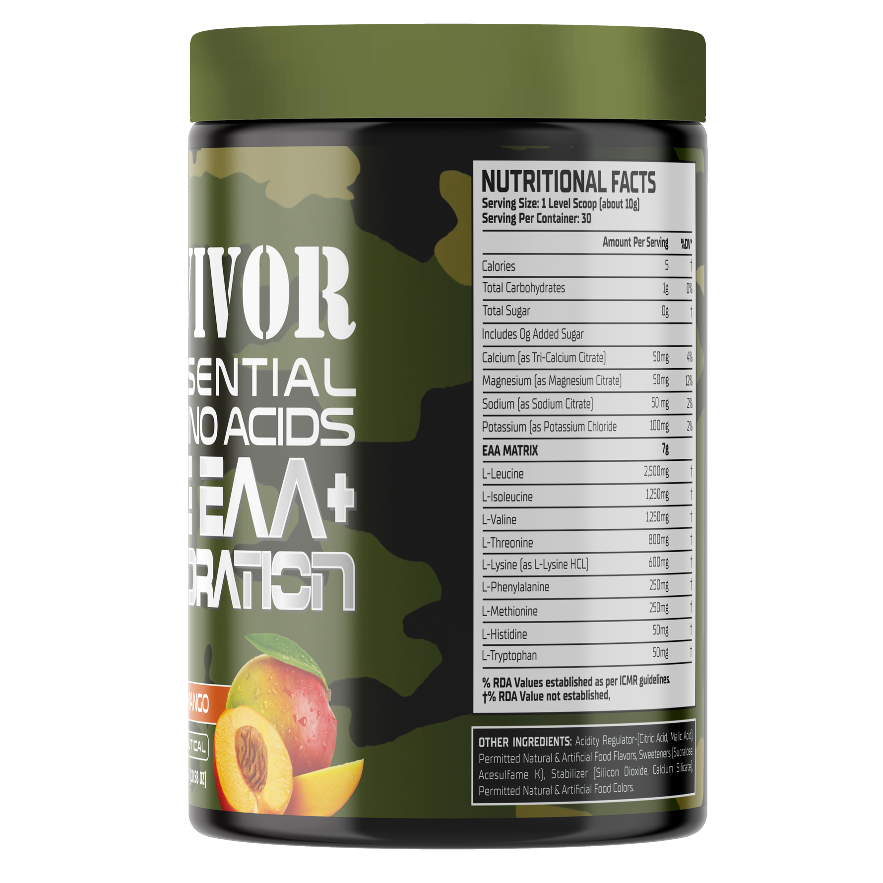 Warzone Survivor Essential Amino Acids 7G EAA – 30 Servings