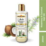Utkrisht Khadi Pure Rosemary & Coconut Hair Oil | For Hair Growth, Hair Fall Control, Strong, Thick & Shiny Hair
