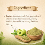 Kayee Ayurveda Amla Powder for Hair, Herbal Hair Care Powder for Nourishment & Scalp Care, Helps Improve the Appearance of Dry, Dull & Weak-Looking Hair, Ayurvedic-Inspired Hair Care for Men & Women | 100 g