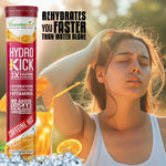Vitaminnica Hydro Kick Effervescent Tablets - Electrolyte Hydration & Energy Boost, 20 Count
