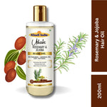 Utkrisht Khadi Pure Rosemary & Jojoba Hair Oil | Lightweight Herbal Formula for Hair Growth, Hair Fall Control & Scalp Balance