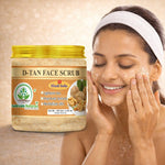 Bhudevam Naturals Khadi De-Tan Face Scrub for Tan Removal – Removes Dead Skin, Brightens Complexion & Improves Skin Texture-150GM