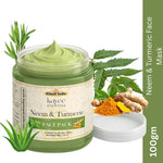 Kayee Ayurveda Neem Turmeric Face Pack for Oily & Acne-Prone Skin | Herbal Facial Mask with Neem & Haldi | Helps Deep Cleanse Skin, Remove Excess Oil & Surface Impurities While Supporting a Fresh & Balanced-Looking Complexion