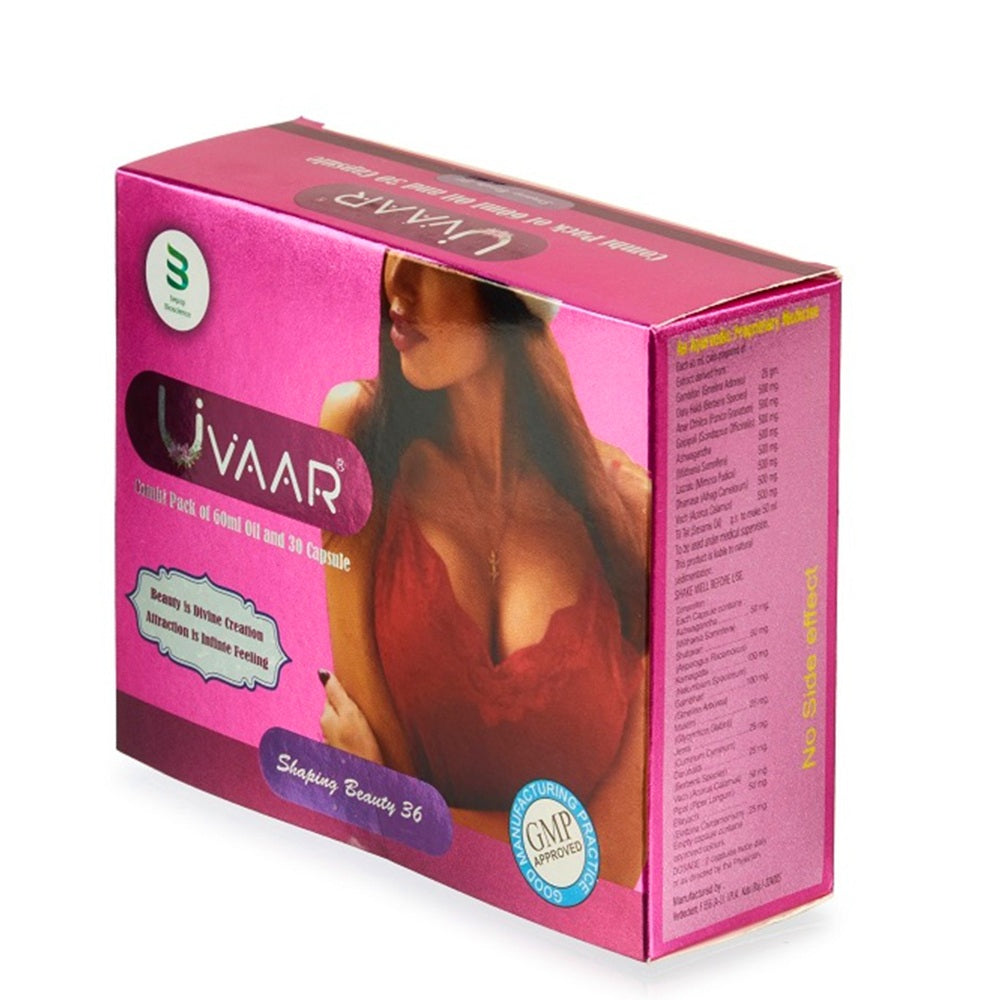 Uvaar Combi Pack of 60ml Oil and 30 Capsule