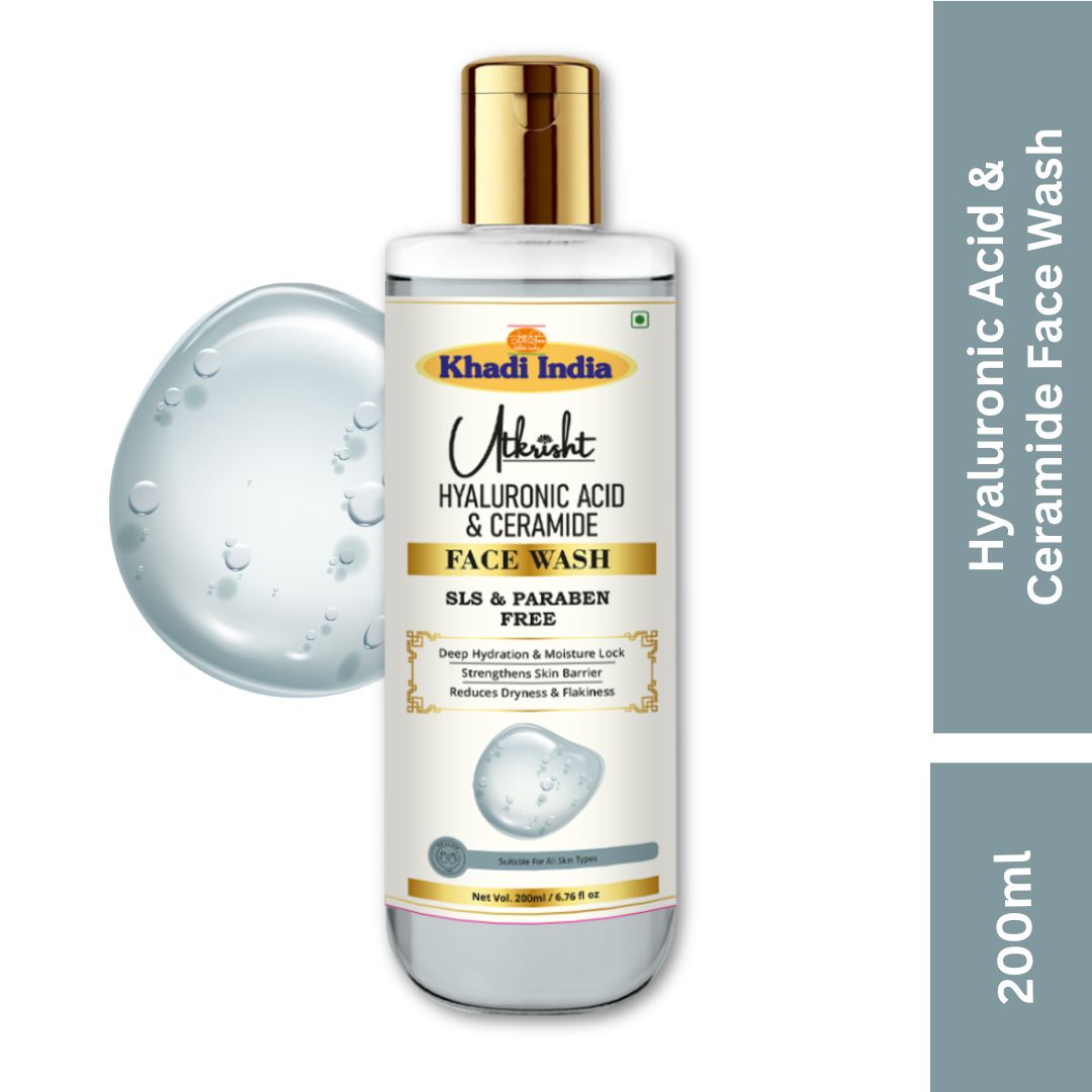 Utkrisht Khadi Hyaluronic Acid Face Wash (200ml)