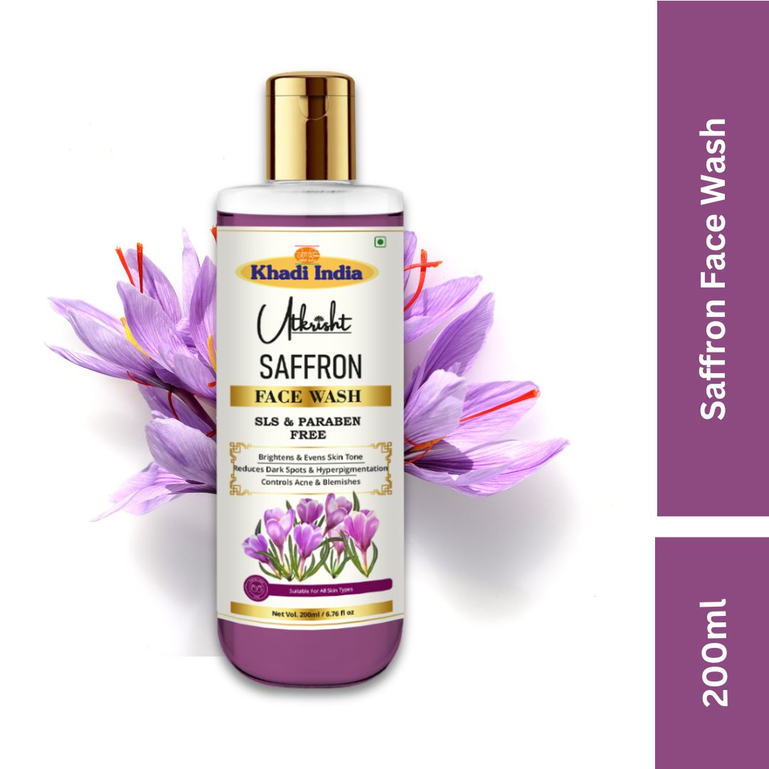 Utkrisht Khadi Saffron Face Wash (200ml)
