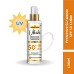 Khadi SPF 50 Sunscreen Lotion | Broad Spectrum UVA & UVB Sun Protection | Water-Resistant Sunblock for Face & Body | Helps Prevent Sun Tan & Sun Damage | 100 ml