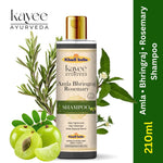 Kayee Ayurveda Amla Bhringraj Rosemary Shampoo for Men & Women | Herbal Hair Cleanser with Amla, Bhringraj & Rosemary | Helps Cleanse Scalp, Condition Hair, Improve Texture, Reduce Dryness & Maintain Healthy-Looking Hair | 210 ml