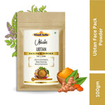 Khadi Ubtan Leaf Powder for Face & Body | 100% Natural Ayurvedic Ubtan Powder | De-Tan, Skin Brightening & Deep Cleansing Care | Herbal Bridal Glow Face & Body Pack | For All Skin Types | 100 gm