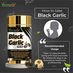 Vitaminnica Aged Black Garlic Capsules - Cardiovascular & Immune Support, 60 Count
