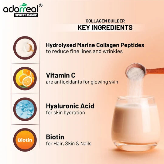Adorreal Collagen Builder Powder Chocolate - 100gm