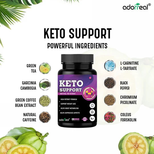 Adorreal Keto Support Capsule | 60  Capsules