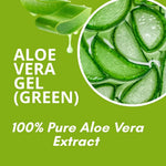 Bhudevam Naturals Khadi Aloe Vera Gel Green for Skin & Hair Care | Cooling Skin Gel for Moisturizing, Sunburn Relief, Acne Control & Healthy Hair Care- 200GM