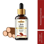 Khadi Rosewood Essential Oil | Pure & Natural Rosewood Oil for Face & Body Care | Essential Oil for Glowing-Looking Skin, Relaxation & Aromatherapy | Floral-Woody Wellness Oil | 15 ml