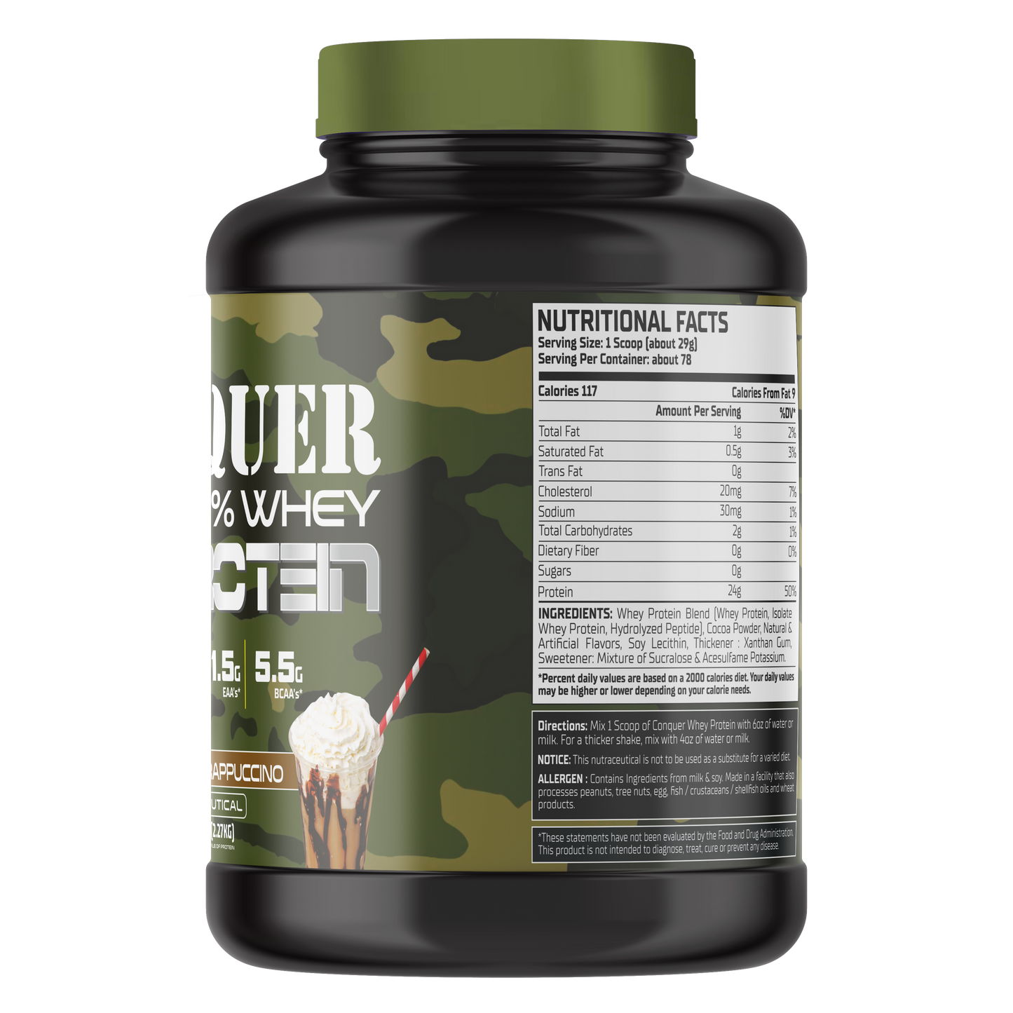 Warzone Conquer Whey Protein – 5Lbs