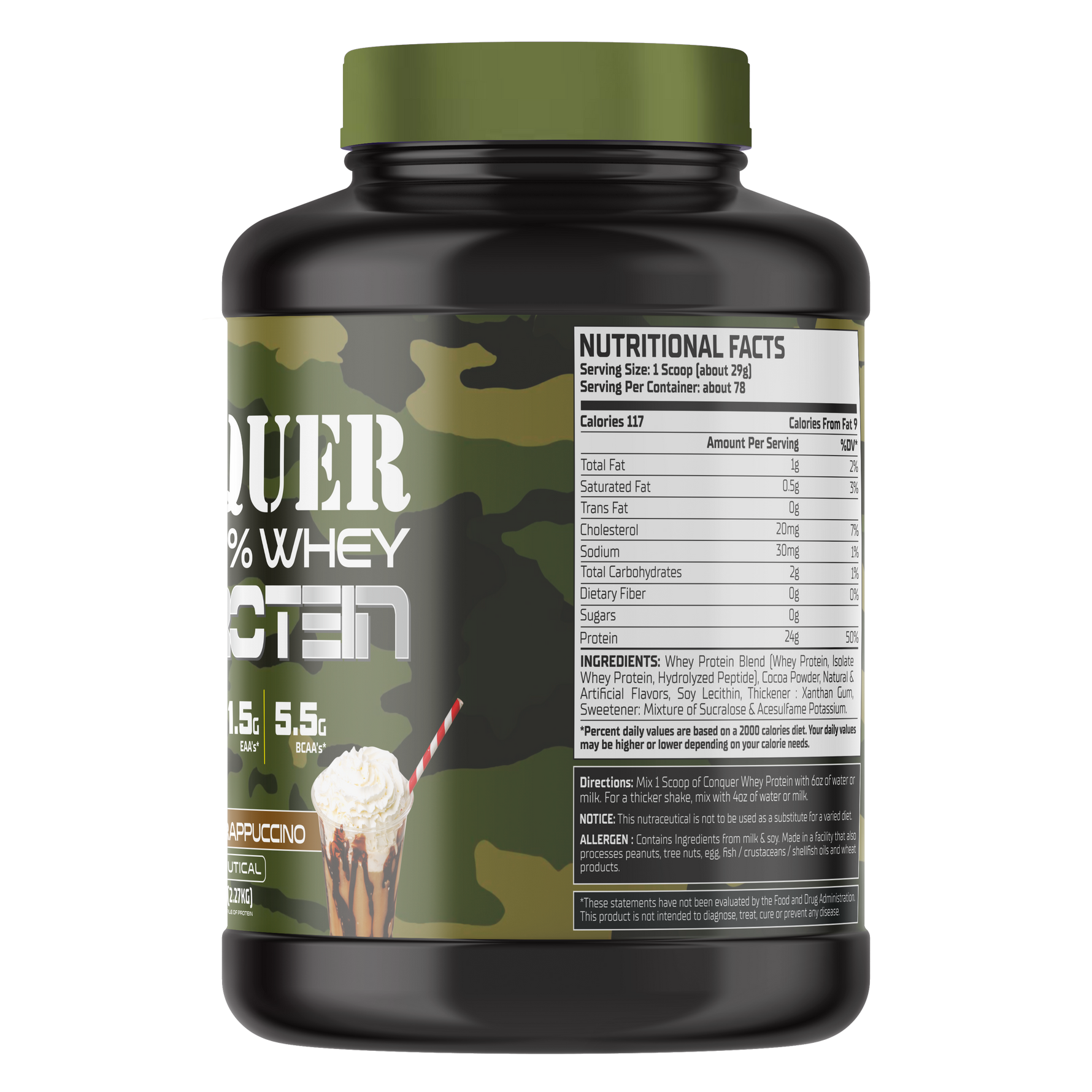 Warzone Conquer Whey Protein – 5Lbs