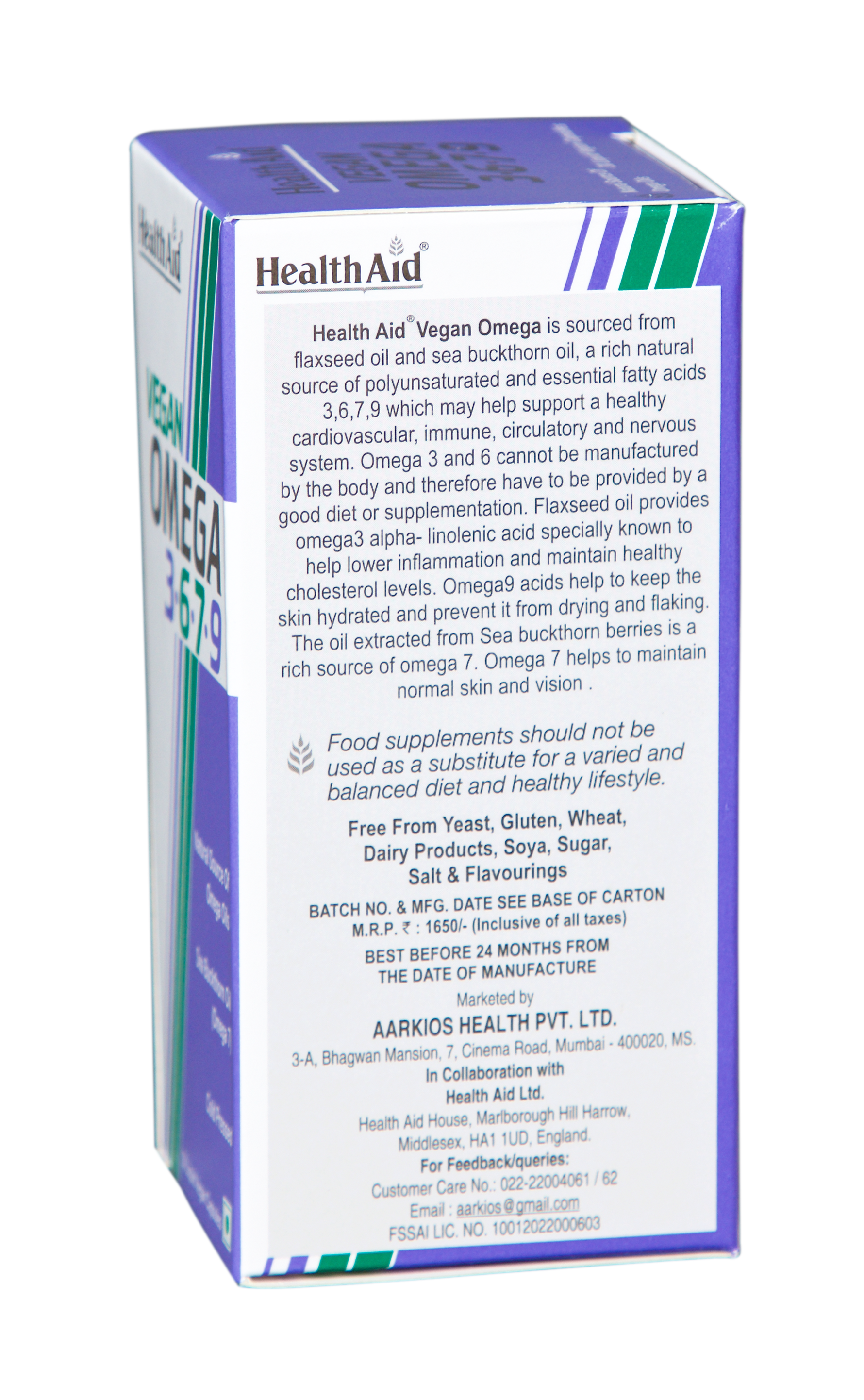 HealthAid Omega 3.6.7.9 Capsule - 30 Capsule