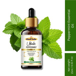Khadi Peppermint Essential Oil | Pure & Natural Peppermint Oil for Hair & Scalp Care | Herbal Essential Oil for Dandruff & Scalp Refreshing | Cooling Aroma for Hair Care & Aromatherapy | 15 gm