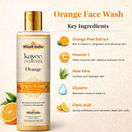 Kayee Ayurveda Orange Face Wash for Glowing & Fresh-Looking Skin | Fruit-Enriched Facial Cleanser for Normal, Oily & Combination Skin | Helps Cleanse Dirt, Pollution, Excess Oil & Daily Impurities for a Smooth, Radiant-Looking Complexion | 210 ml