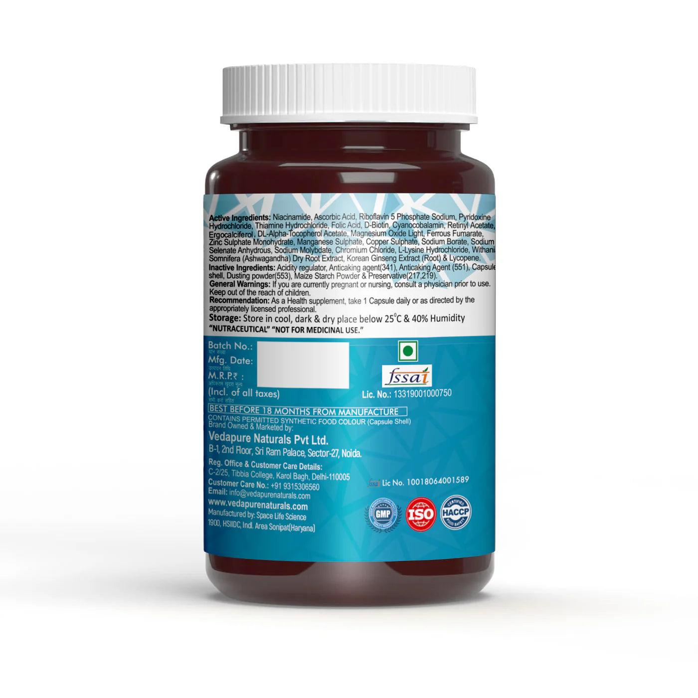 Vedapure Multivitamin & Multiminerals for Men & Women Capsule