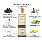 Kayee Ayurveda Activated Charcoal Face Wash for Oily & Combination Skin | Deep Pore Cleansing Facial Cleanser | Helps Remove Excess Oil, Dirt, Sweat & Daily Impurities While Leaving Skin Fresh, Soft & Refreshed | 210 ml
