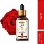 Khadi Rose Essential Oil | Pure & Natural Rose Oil for Face & Skin Care | Floral Essential Oil for Hydration, Brightening & Glowing-Looking Skin | Aromatherapy & Relaxation | 15 ml